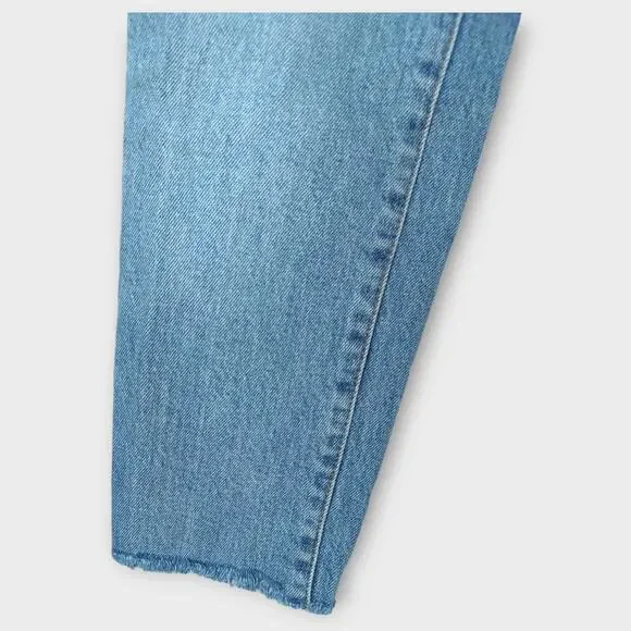 Womens WE THE FREE Distress Light Wash Jeans  Button Fly Size 25 - Picture 4 of 8